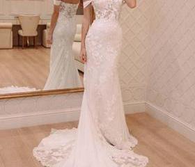 Romantic Corset Bodice Sleeveless Ball Gown Tulle Tiered Long Prom Dress