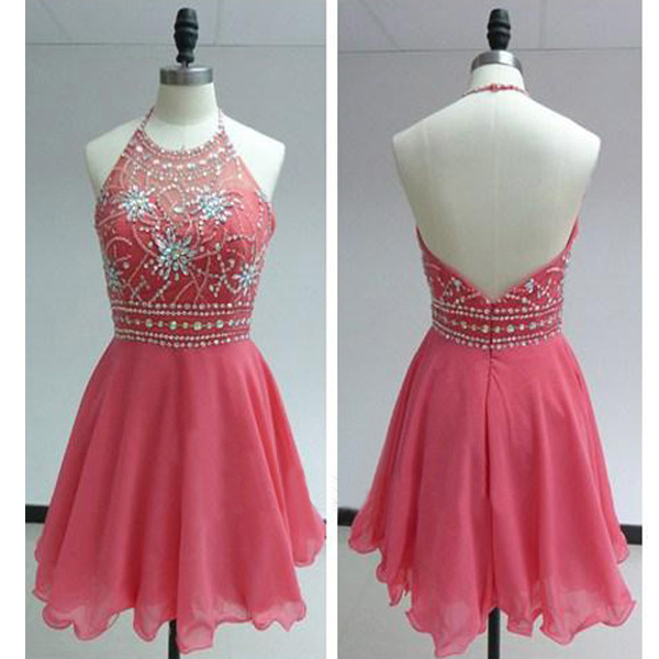 Halter Homecoming Dresses