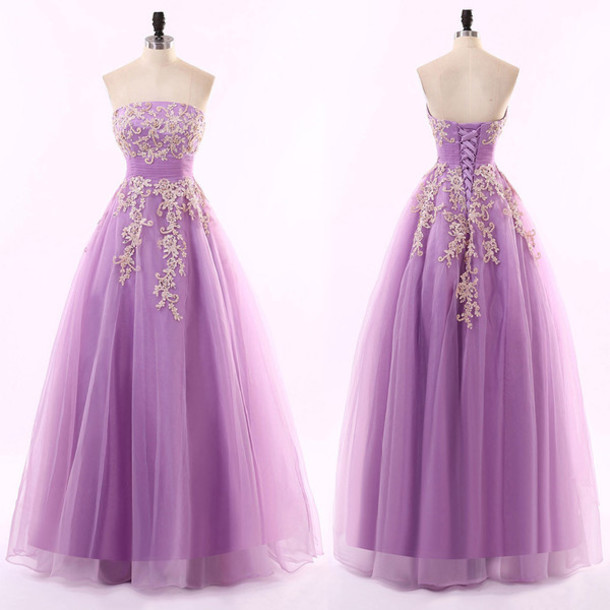 purple floral homecoming dress