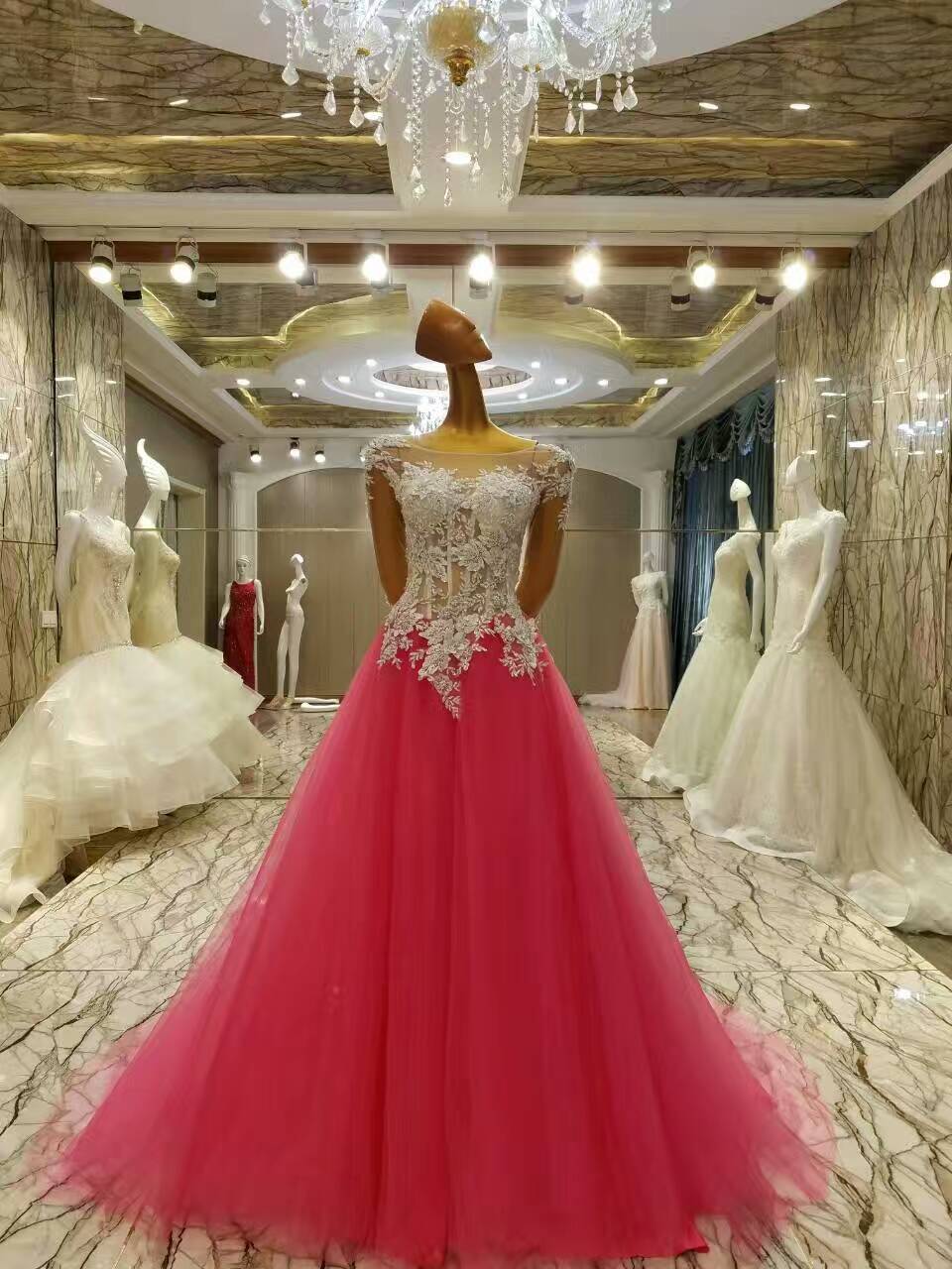 rose formal gown