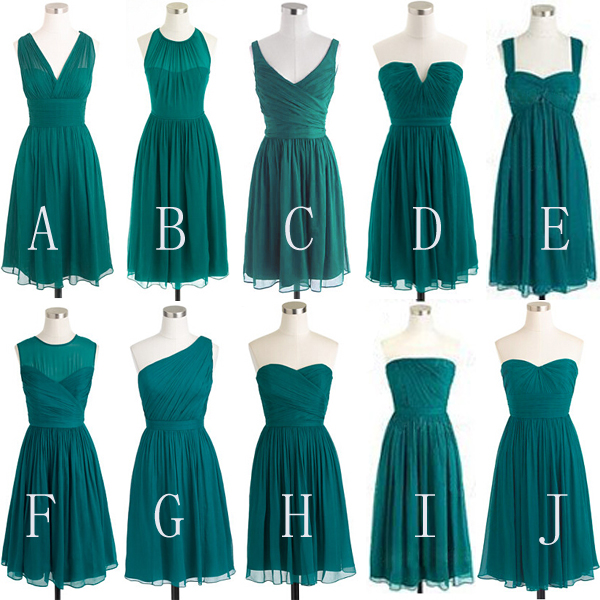 Beach Bridesmaid Dresses Teal Summer