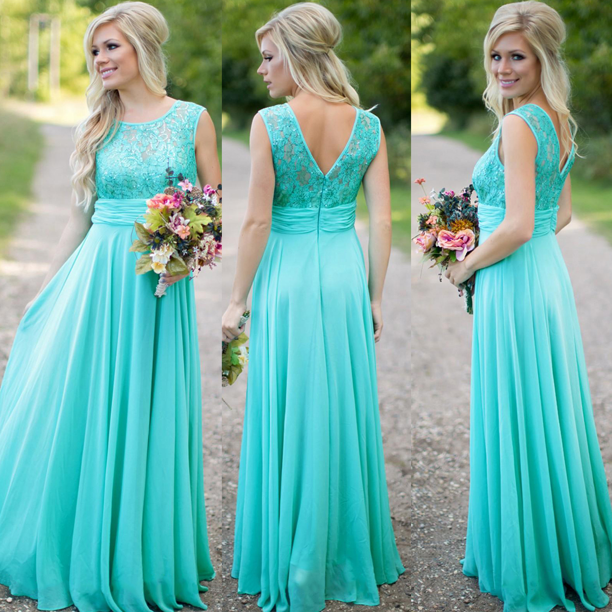 turquoise bridesmaid