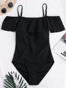 cold shoulder one piece swimsuit
