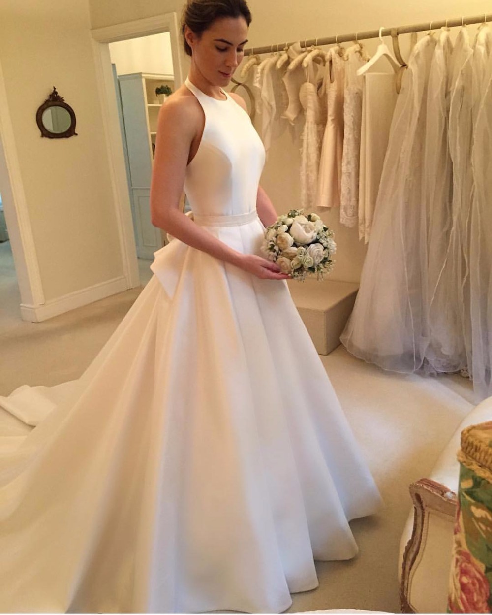 Simple Halter Wedding Dresses