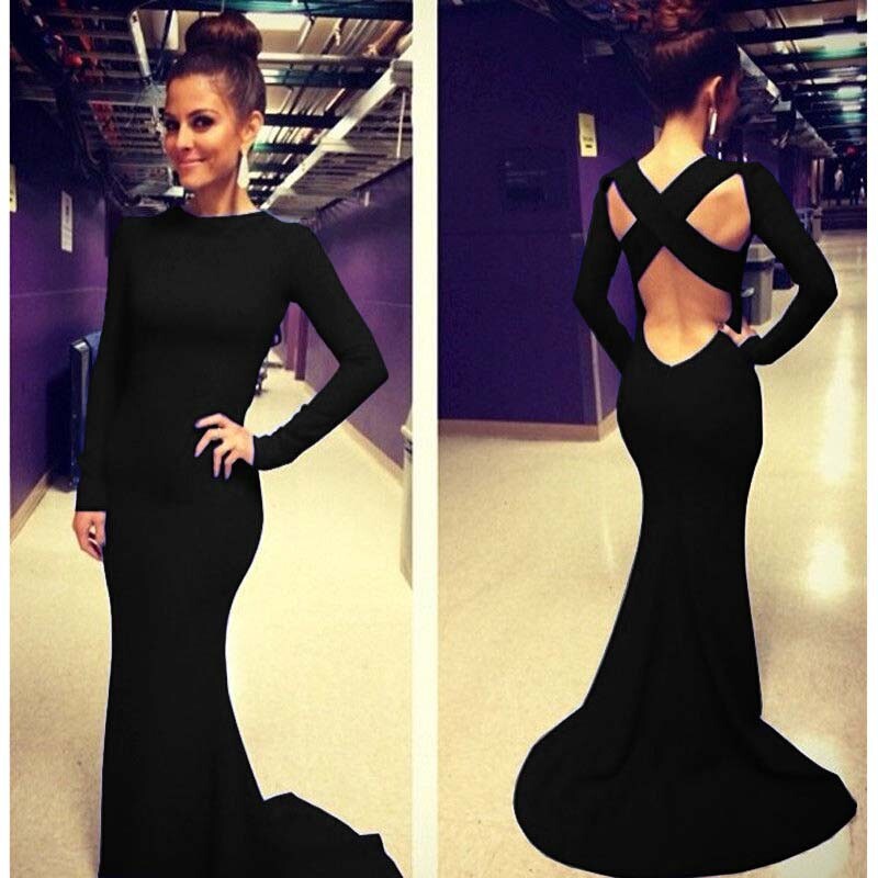 long dress back design