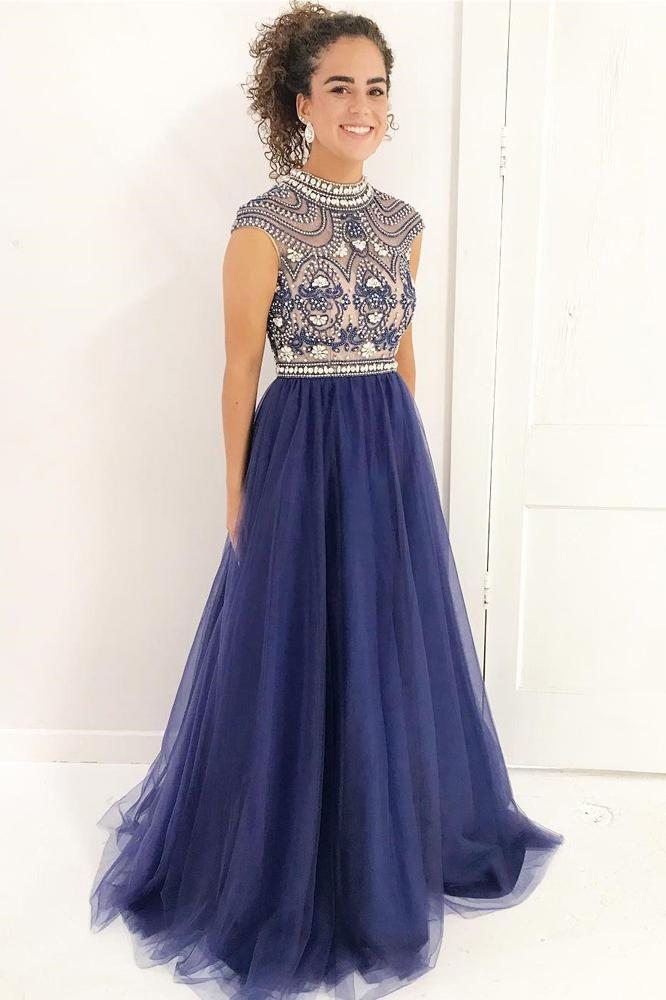 High Neck Formal Dresses