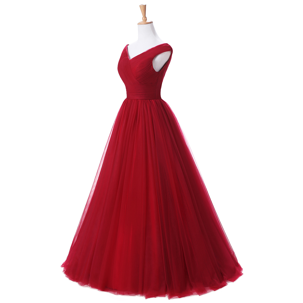 Burgundy Prom Dress A Line Prom Dresses Long Elegant Prom Dress