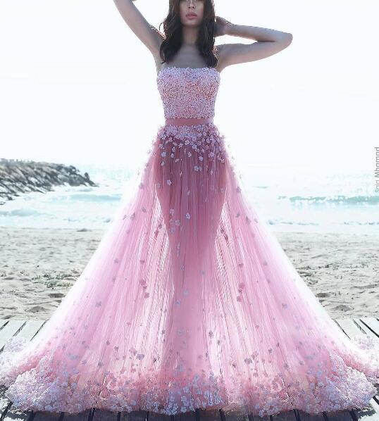 Flower Prom Dresses