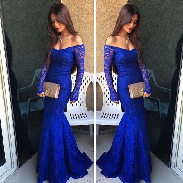Royal Blue Evening Gowns