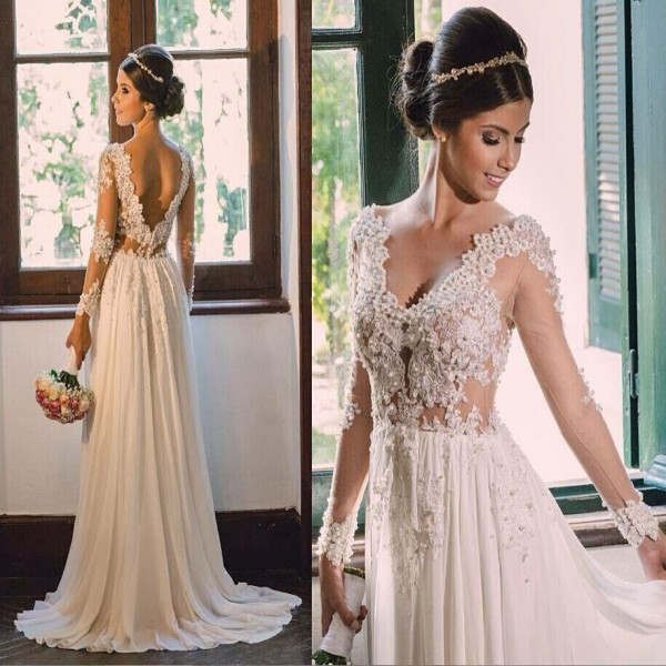 High Waist Sweetheart Wedding Dress