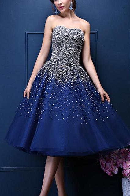 Blue Graduation Dresses
