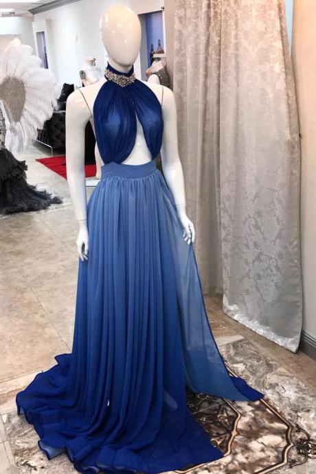 denim evening dress
