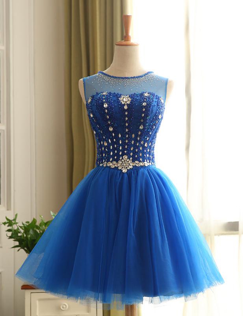 2017 Homecoming Dresses,beaded Homecoming Dress,a-line Homecoming ...