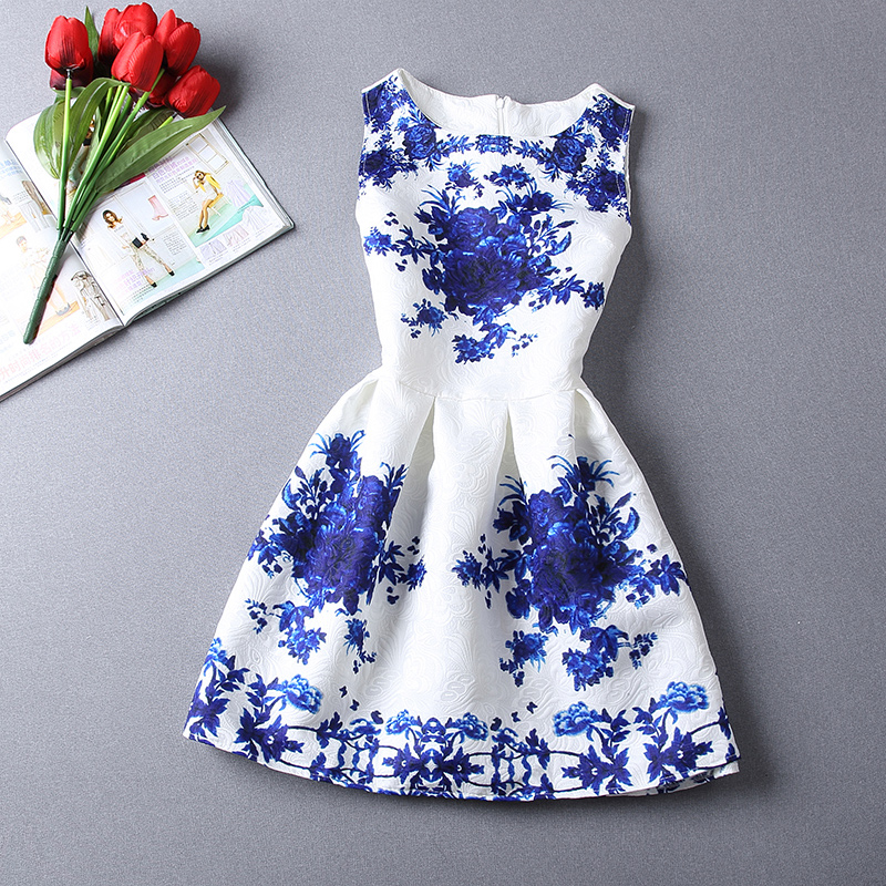 Porcelain Print Dress on Luulla