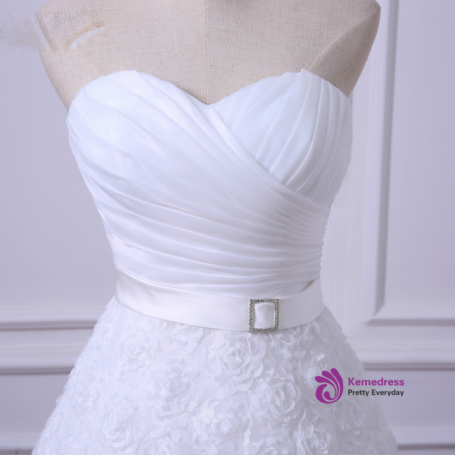 Short Wedding Reception Dresses White/ivory Bridal Gown on Luulla
