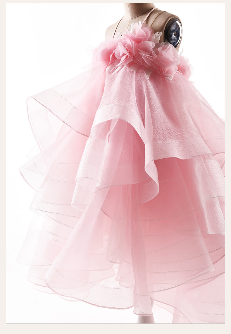 Light Pink Flower Girl Dress, Children Dress, Girl Dress, Baby Girl